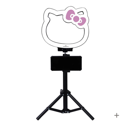 Hello Kitty® Supercute 10” RGB Desktop Ring Light with Tripod