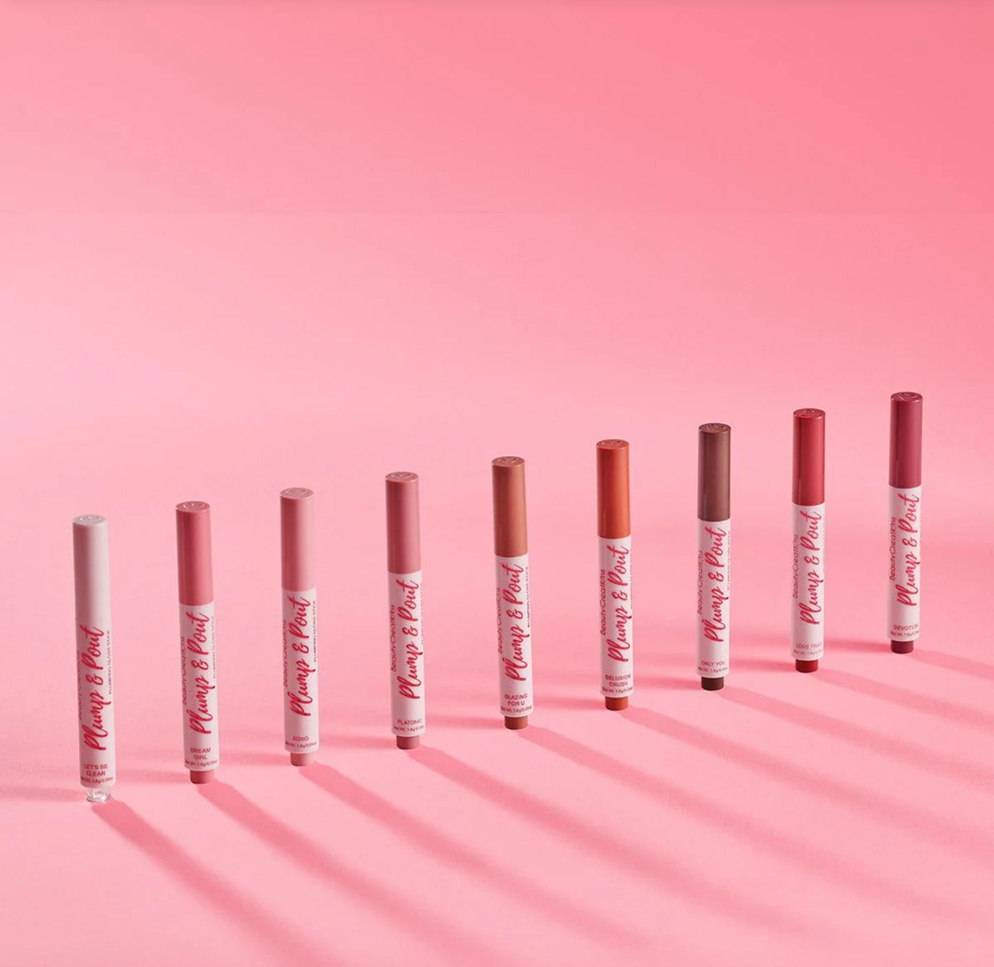 PLUMP & POUT PLUMPING GLOSS STICK let’s be clear