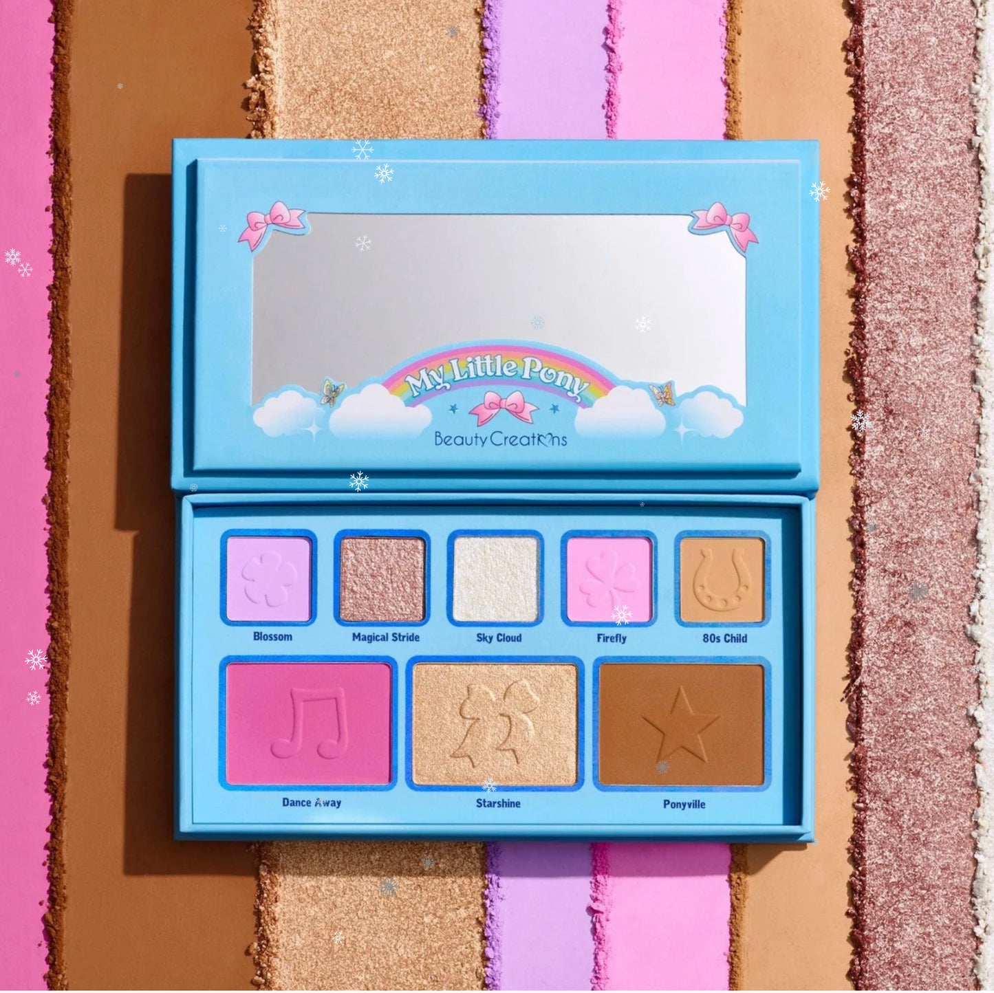 BEAUTY CREATIONS X MY LITTLE PONY "LOST IN THE CLOUDS" SHADOW AND FACE PALETTE