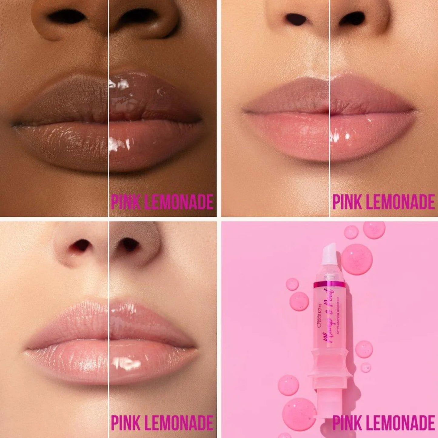 PLUMP & POUT LIP PLUMPING BOOSTER GLOSS pink lemonade