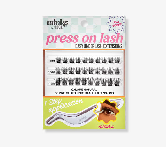 Winks Press On Underlash Extensions, Galore Natural ardell