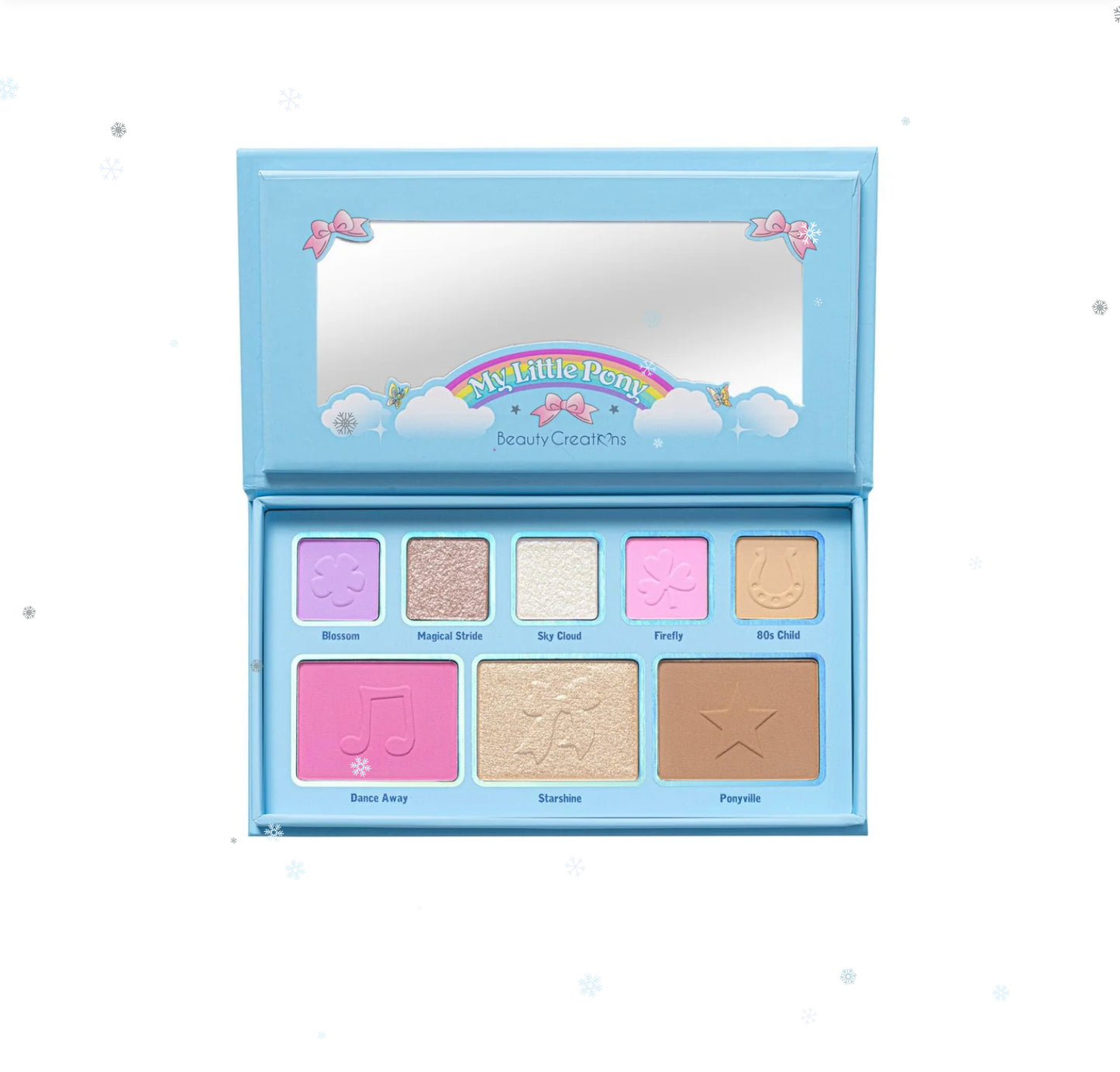 BEAUTY CREATIONS X MY LITTLE PONY "LOST IN THE CLOUDS" SHADOW AND FACE PALETTE