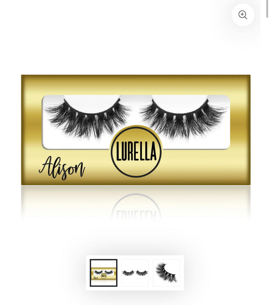 3D Mink Eyelashes - Alison
 lurella