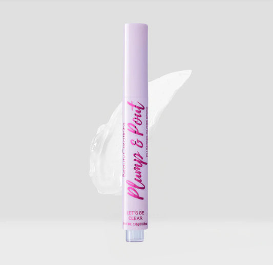 PLUMP & POUT PLUMPING GLOSS STICK let’s be clear