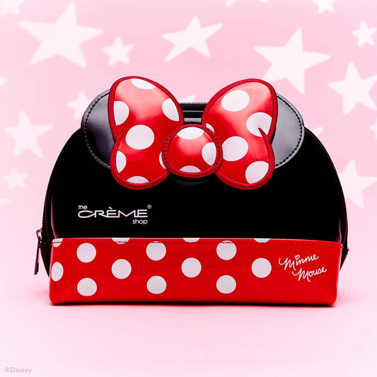 The Crème Shop x Disney - Minnie Mouse Dome Travel Pouch (Red)