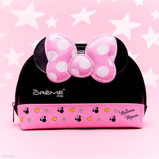 The Crème Shop x Disney - Minnie Mouse Dome Travel Pouch (Pink)