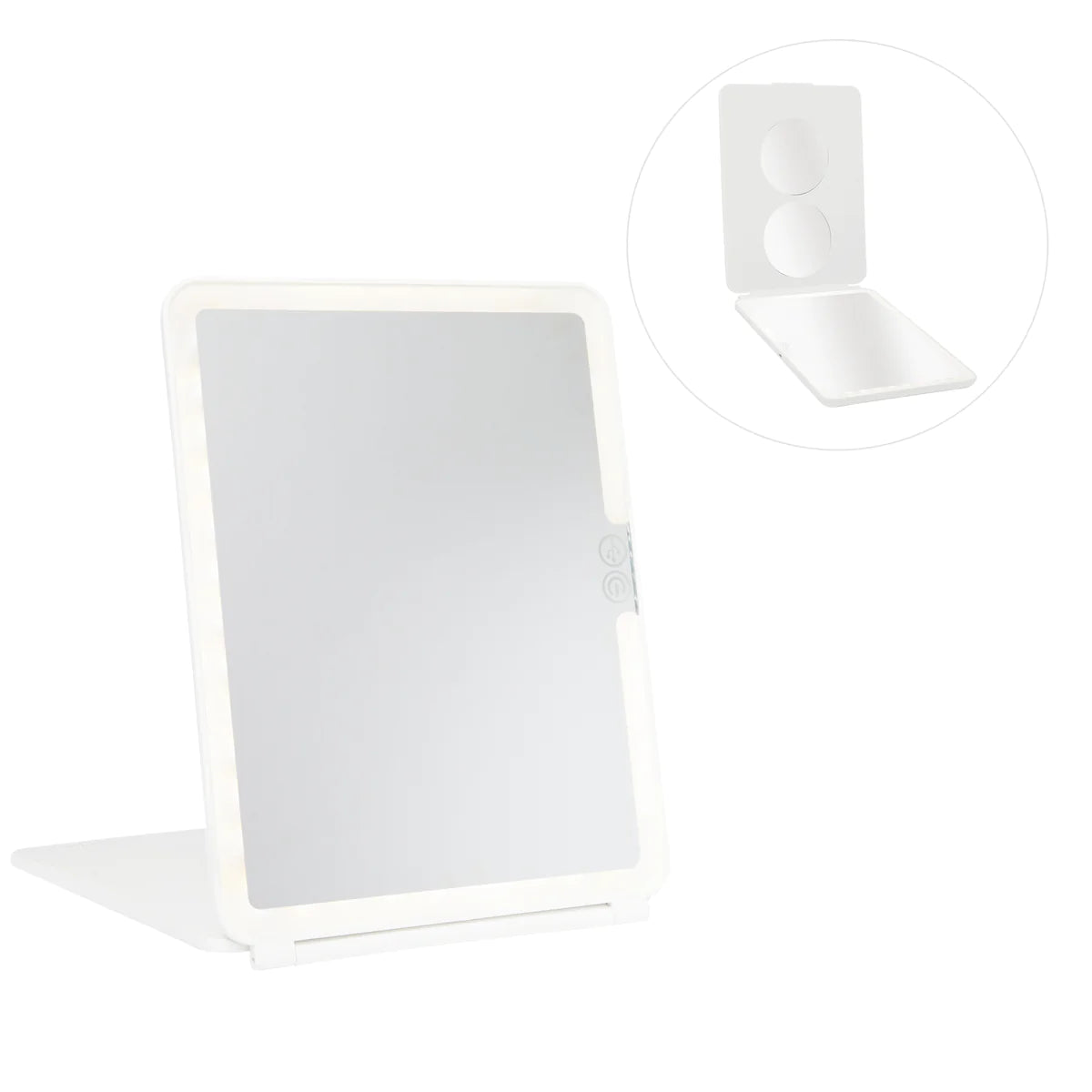 Beauty Creations - ON THE GO LED MIRROR (WHITE)